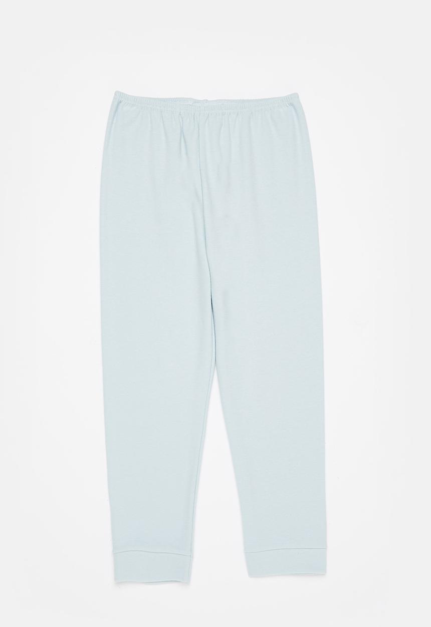 Quimby - Soft jersey cotton pants - blue