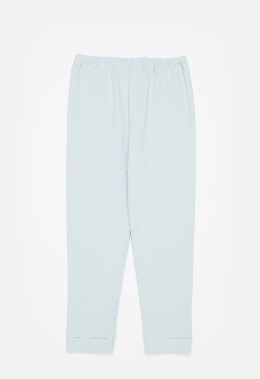 Quimby - Soft jersey cotton pants - blue