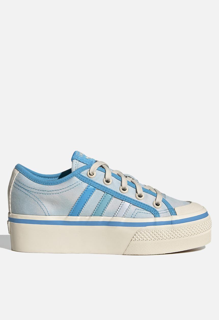 adidas Originals - Nizza platform j - almost blue/sky rush/chalk white