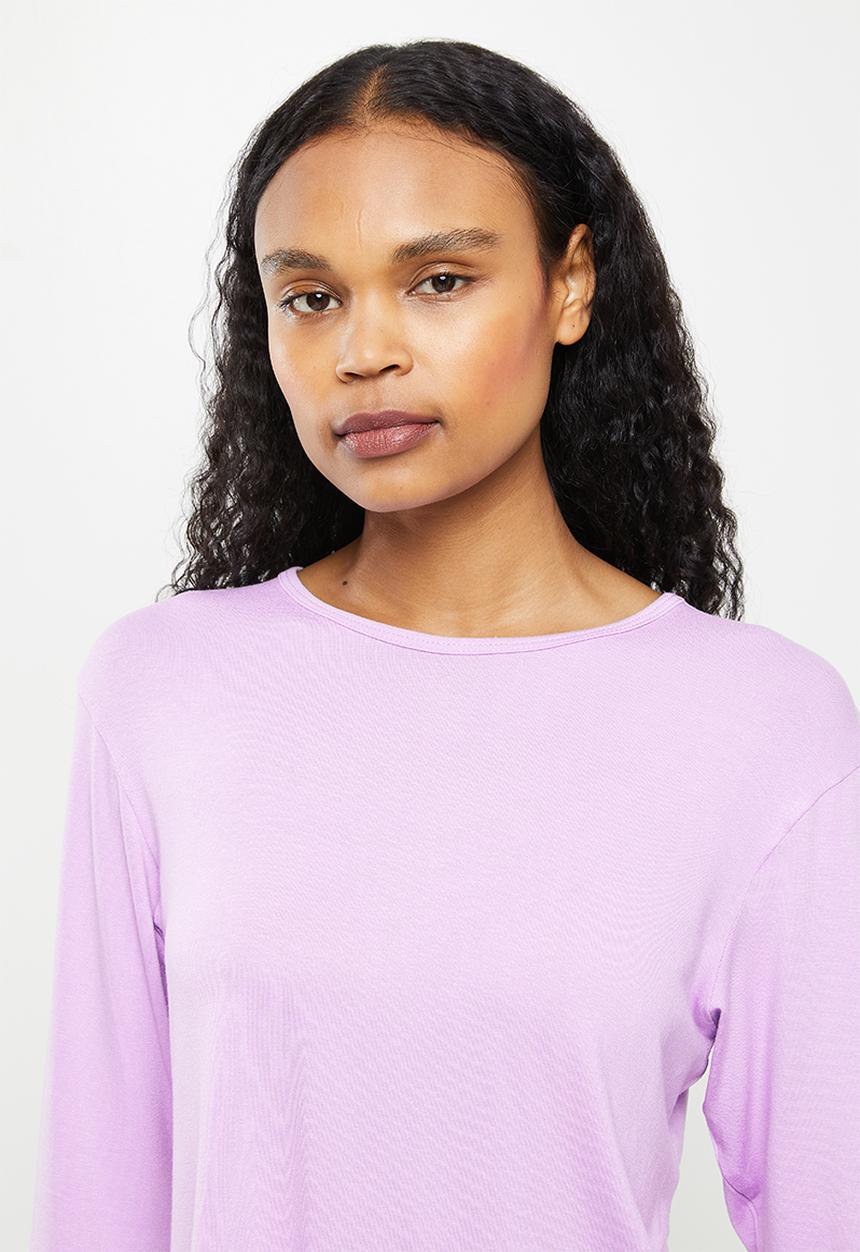 Superbalist - Sleep long sleeve top and pants set - lilac