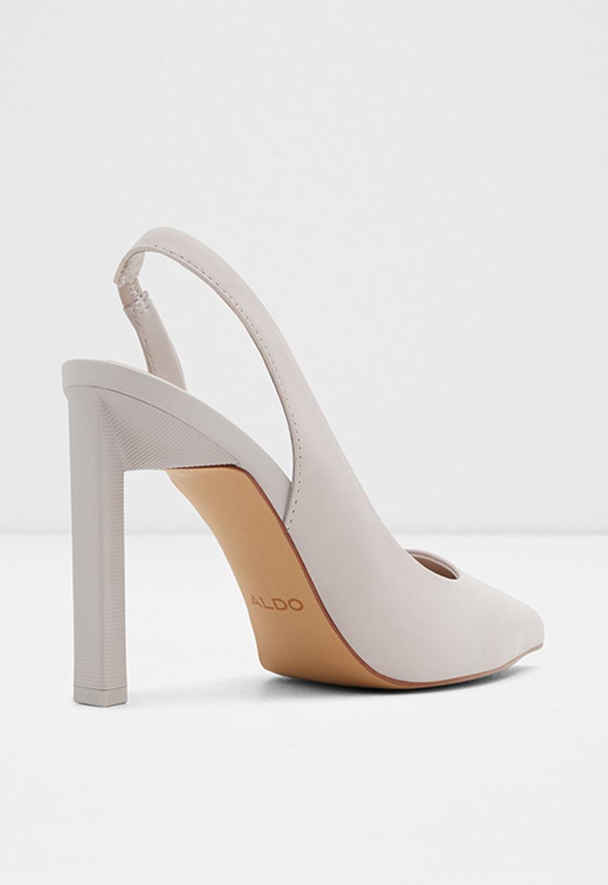ALDO - Loucette leather court heel - light grey