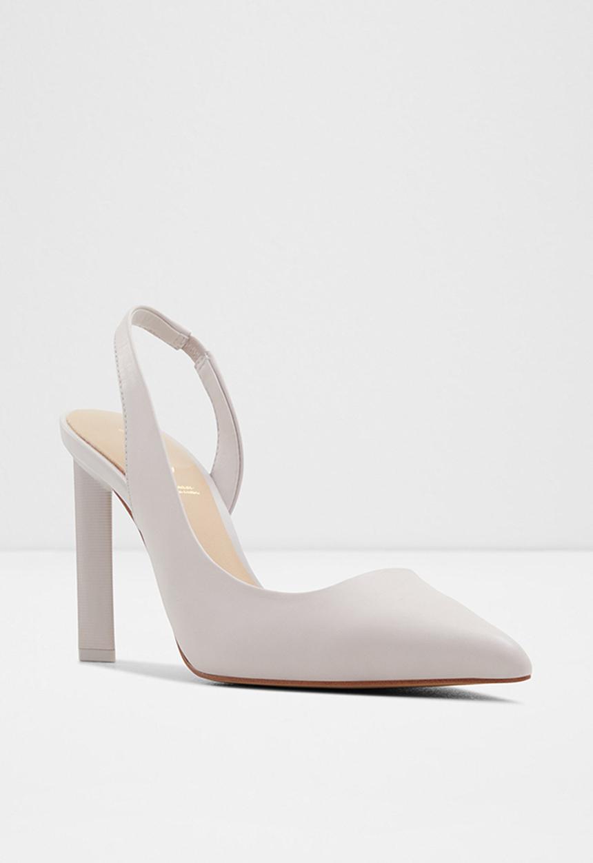 ALDO - Loucette leather court heel - light grey