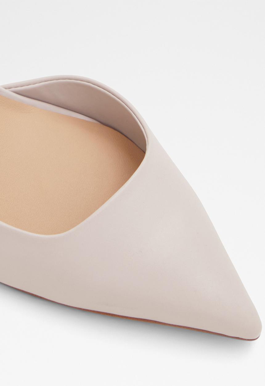 ALDO - Loucette leather court heel - light grey
