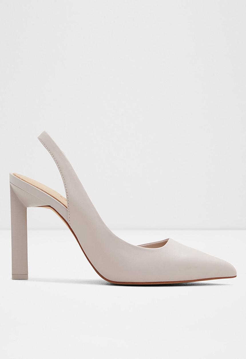 ALDO - Loucette leather court heel - light grey