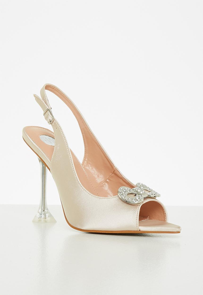 Footwork - Nerri slingback stiletto heel - beige