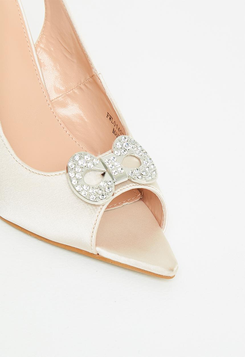 Footwork - Nerri slingback stiletto heel - beige