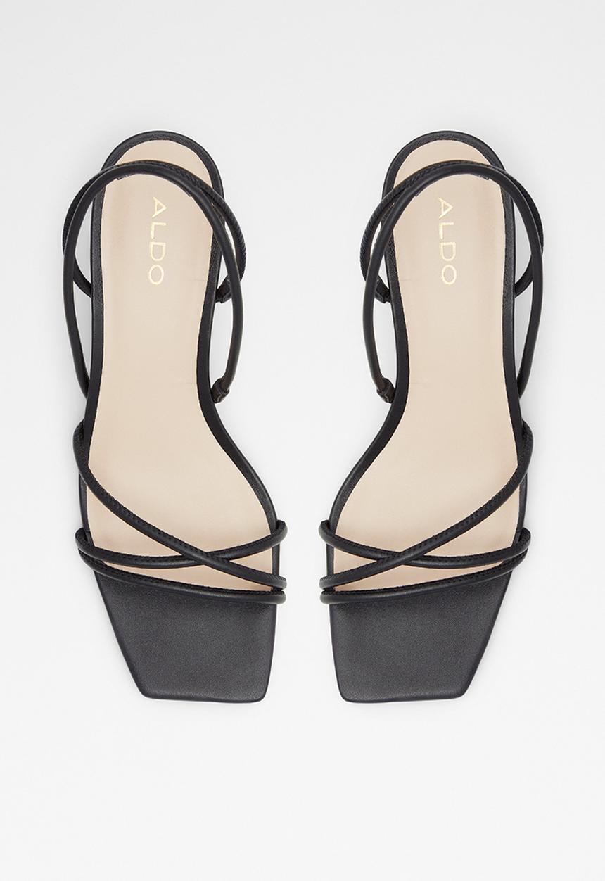 ALDO - Pythonda slingback heel - black