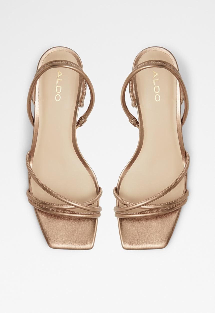 ALDO - Pythonda slingback heel - bronze