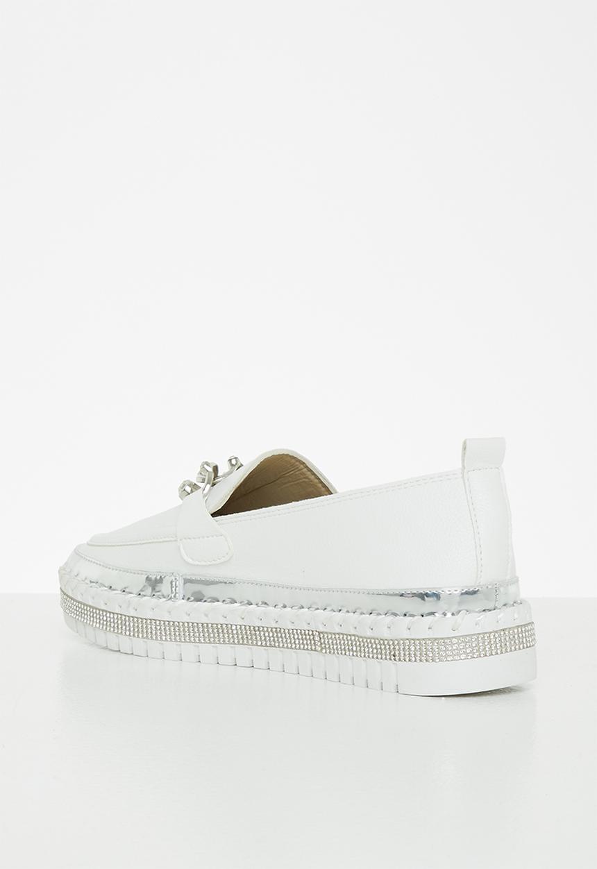 Footwork - Ruby chain loafer - white