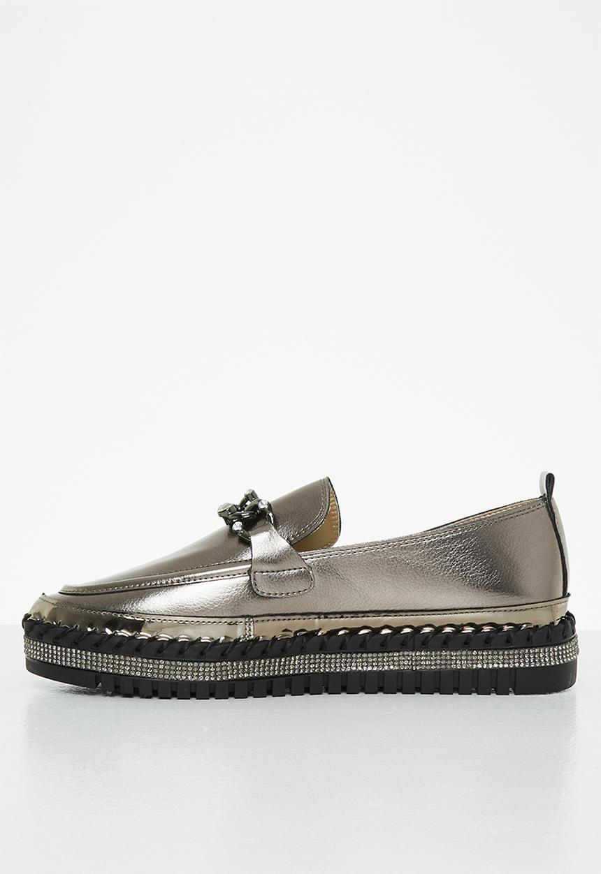 Footwork - Ruby chain loafer - pewter