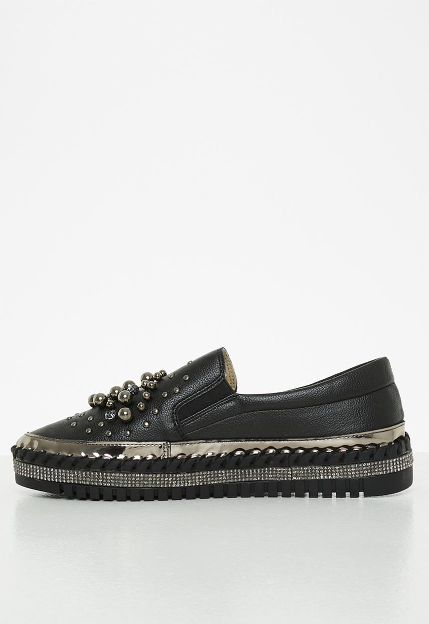 Footwork - Pearl slip-on - black
