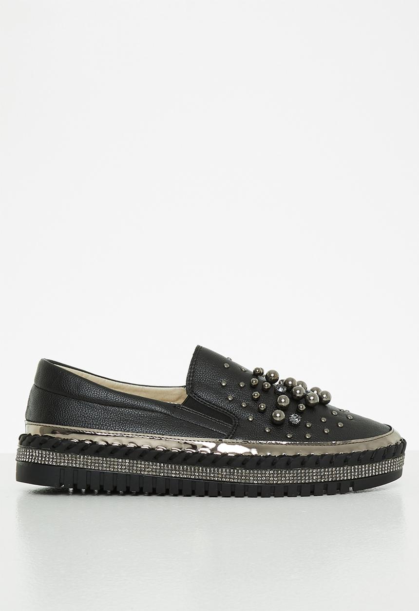 Footwork - Pearl slip-on - black