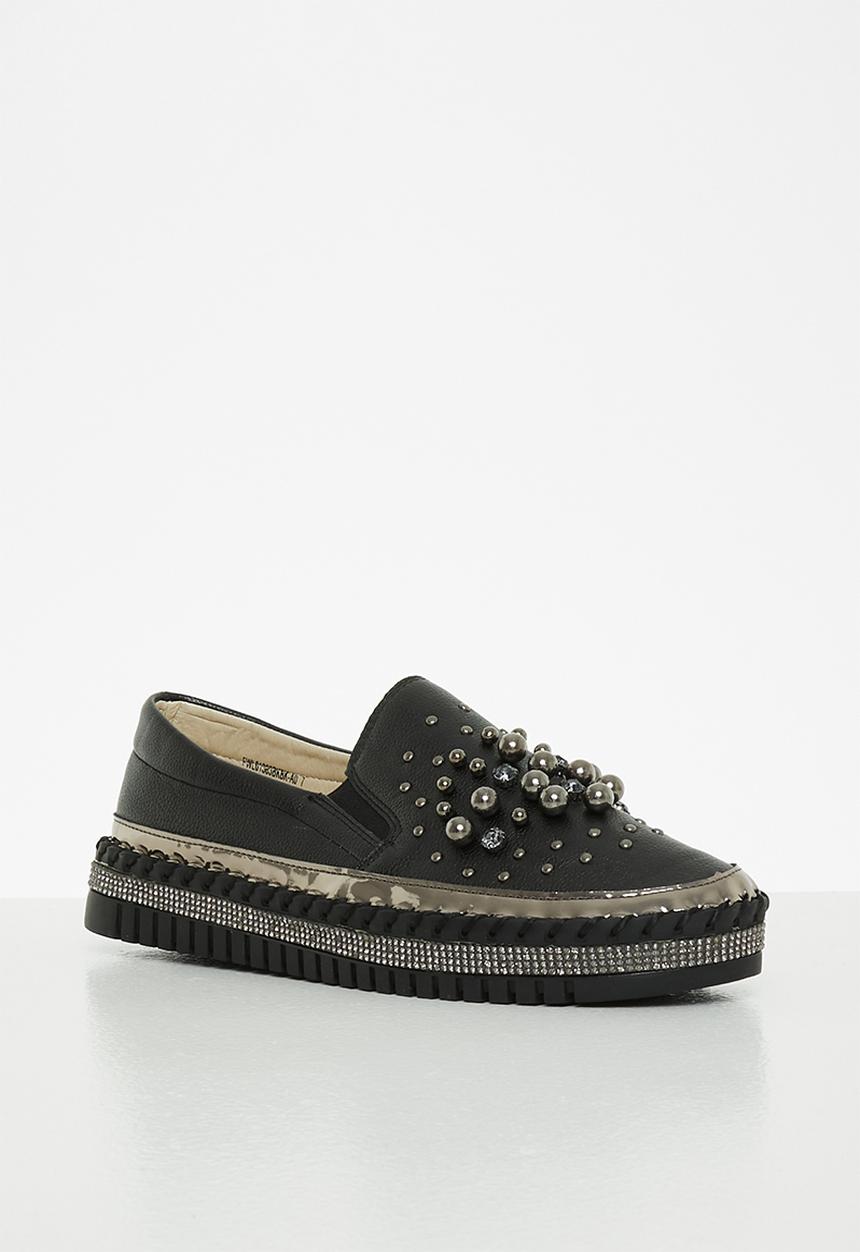 Footwork - Pearl slip-on - black