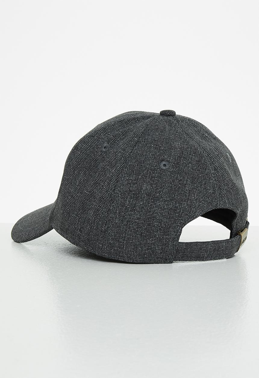 POLO - 6 Panel houndstooth peak - grey