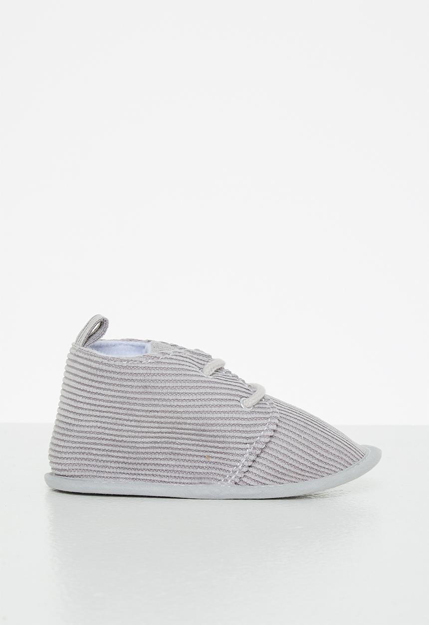 Pop Candy - Boys corduroy booties - grey