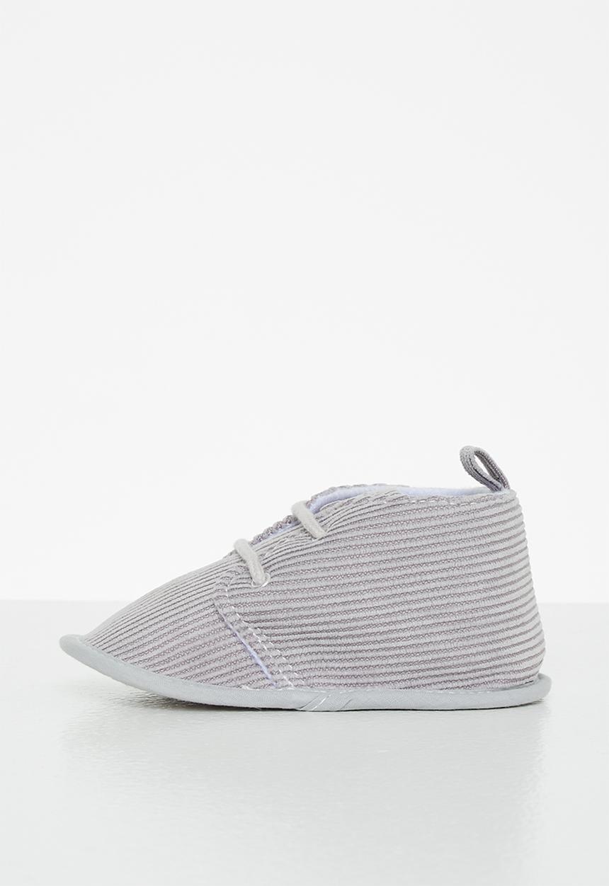 Pop Candy - Boys corduroy booties - grey