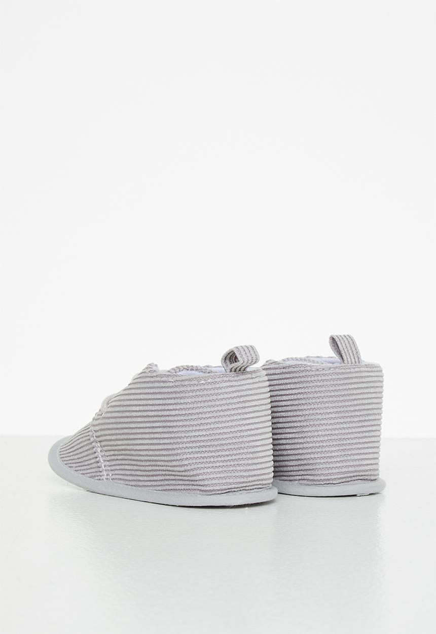 Pop Candy - Boys corduroy booties - grey
