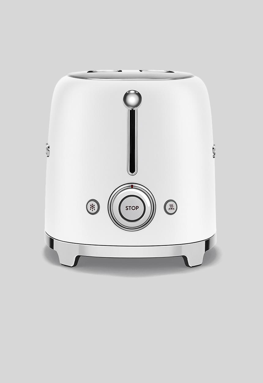 smeg - Retro 2 slice toaster - matte white
