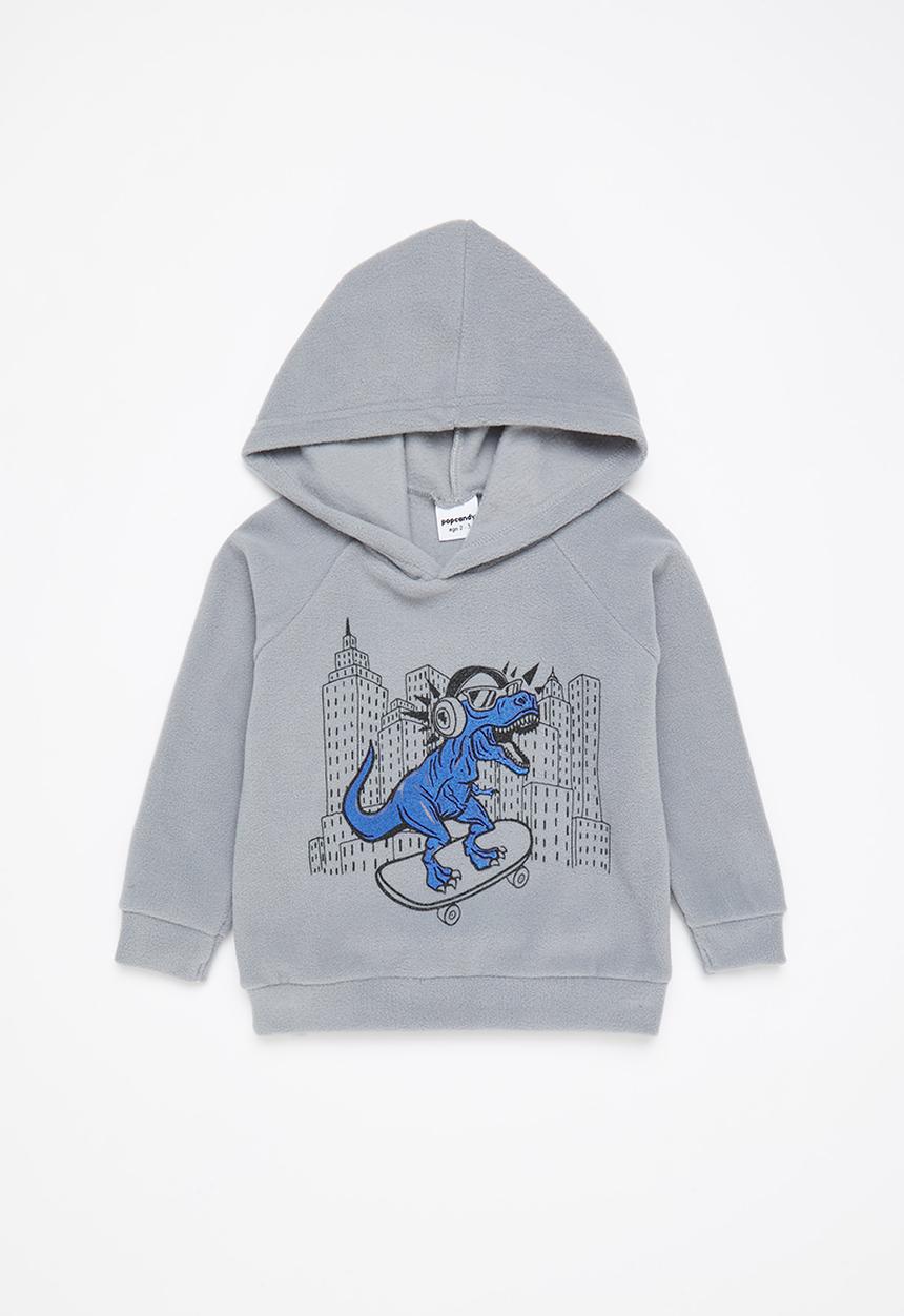 Pop Candy - 2 Pack polar fleece hoodie - blue & grey