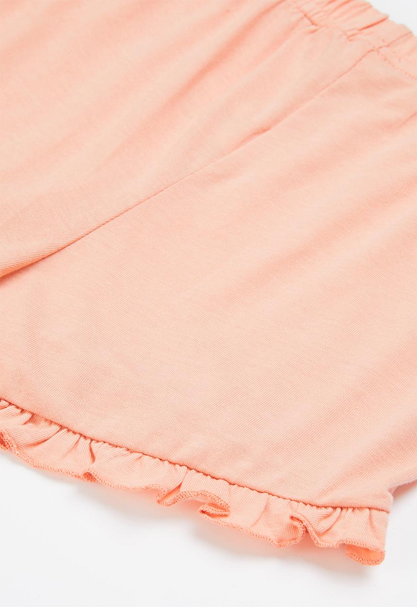 Superbalist Kids - Frill detail pj set - peach