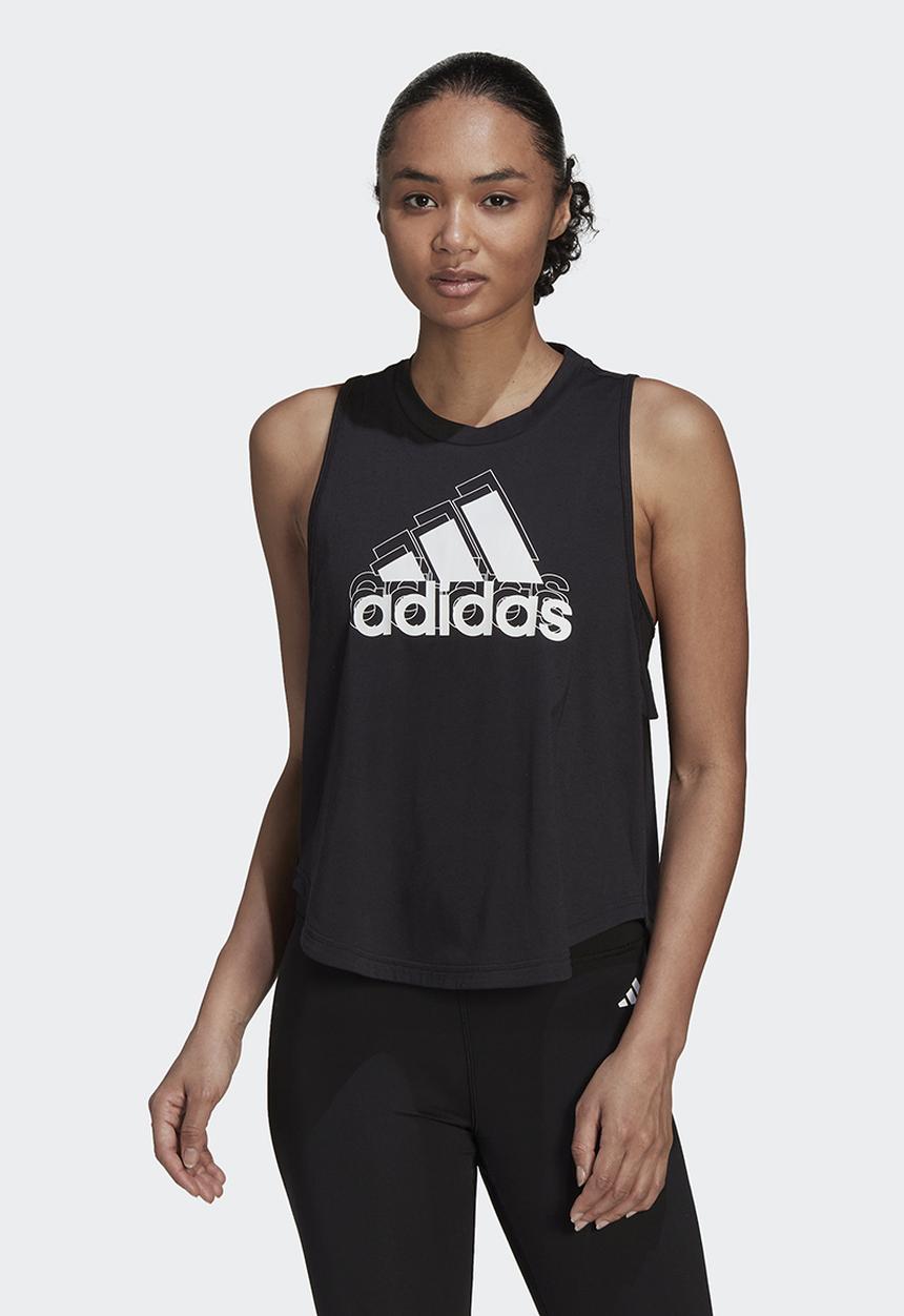 adidas Performance - W bluvq3 trn tank - black & white