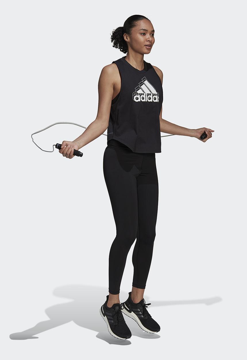 adidas Performance - W bluvq3 trn tank - black & white