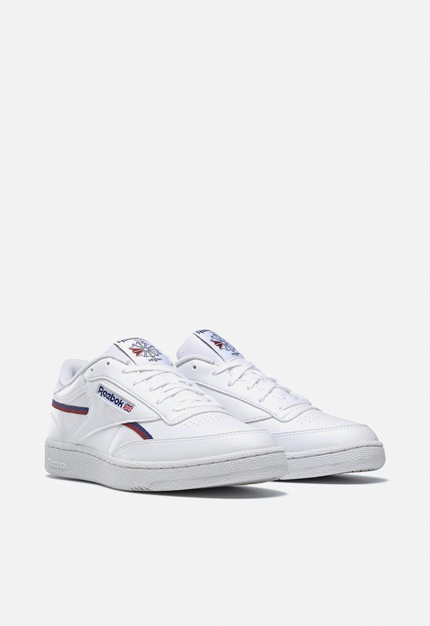 Reebok - Club c 85 vegan - ftwr white/classic cobalt/classic burgundy