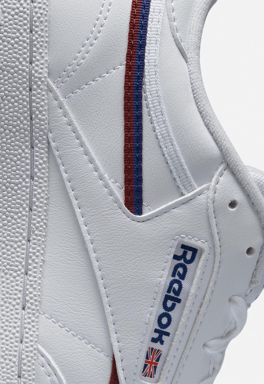 Reebok - Club c 85 vegan - ftwr white/classic cobalt/classic burgundy