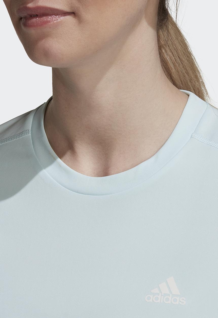 adidas Performance - Run it tee w - almost blue