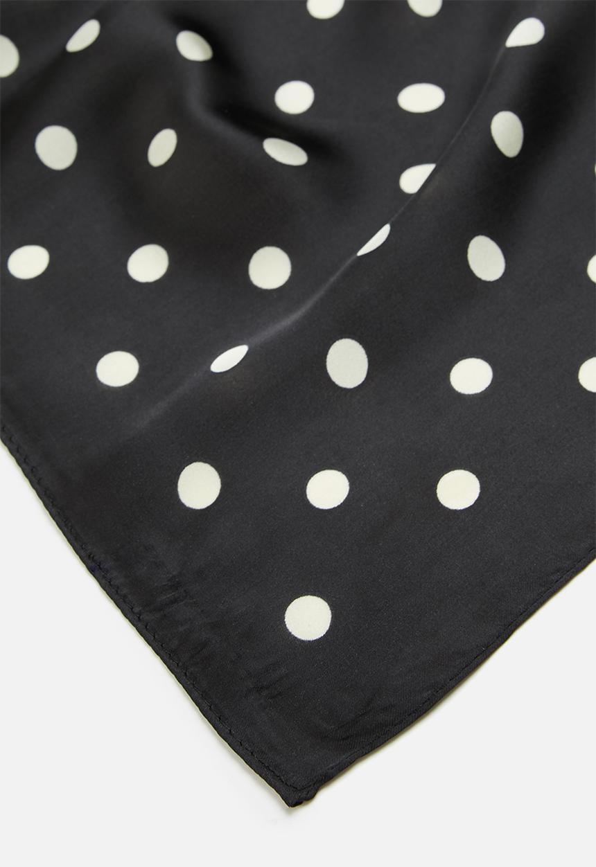 Superbalist - Polka dot neckerchief - black & white