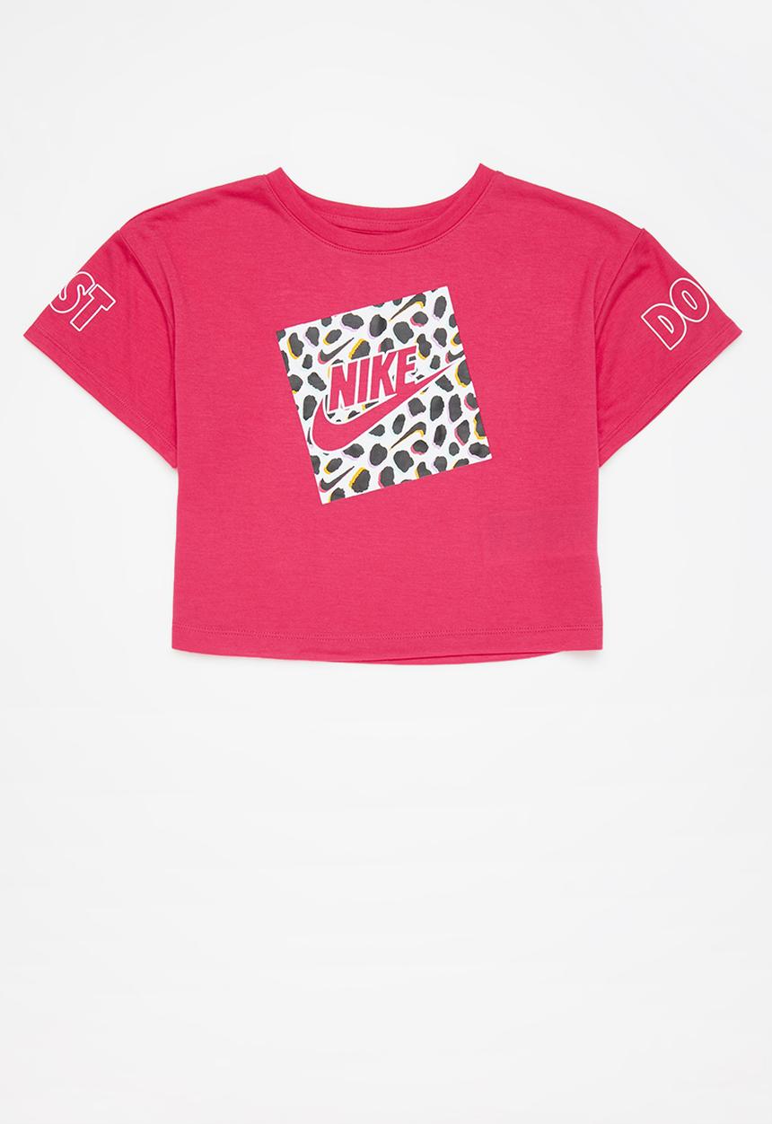 Nike - Nkg short sleeve graphic tee - rush pink