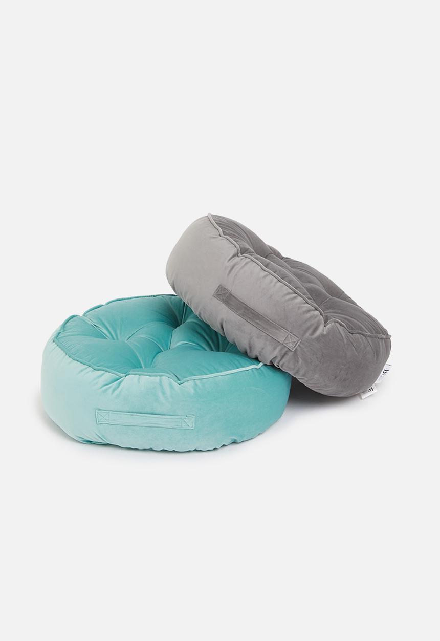 Sixth Floor - Kip floor cushion - Aqua