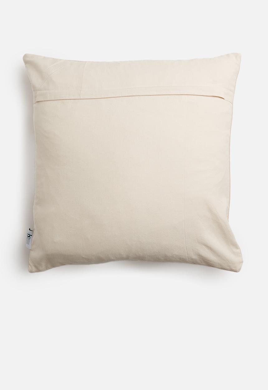 Sixth Floor - Arches quilted cushion cover - neutral