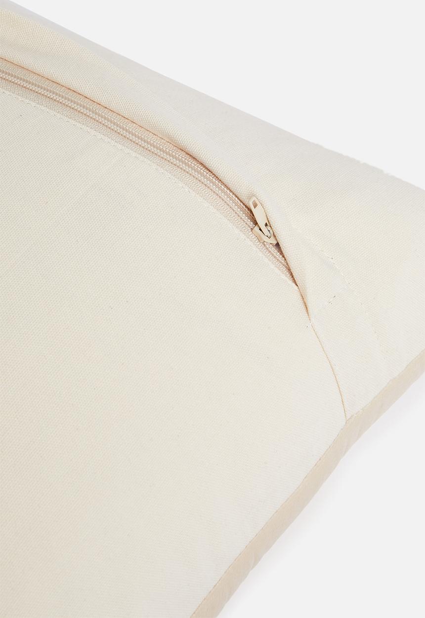 Sixth Floor - Arches quilted cushion cover - neutral