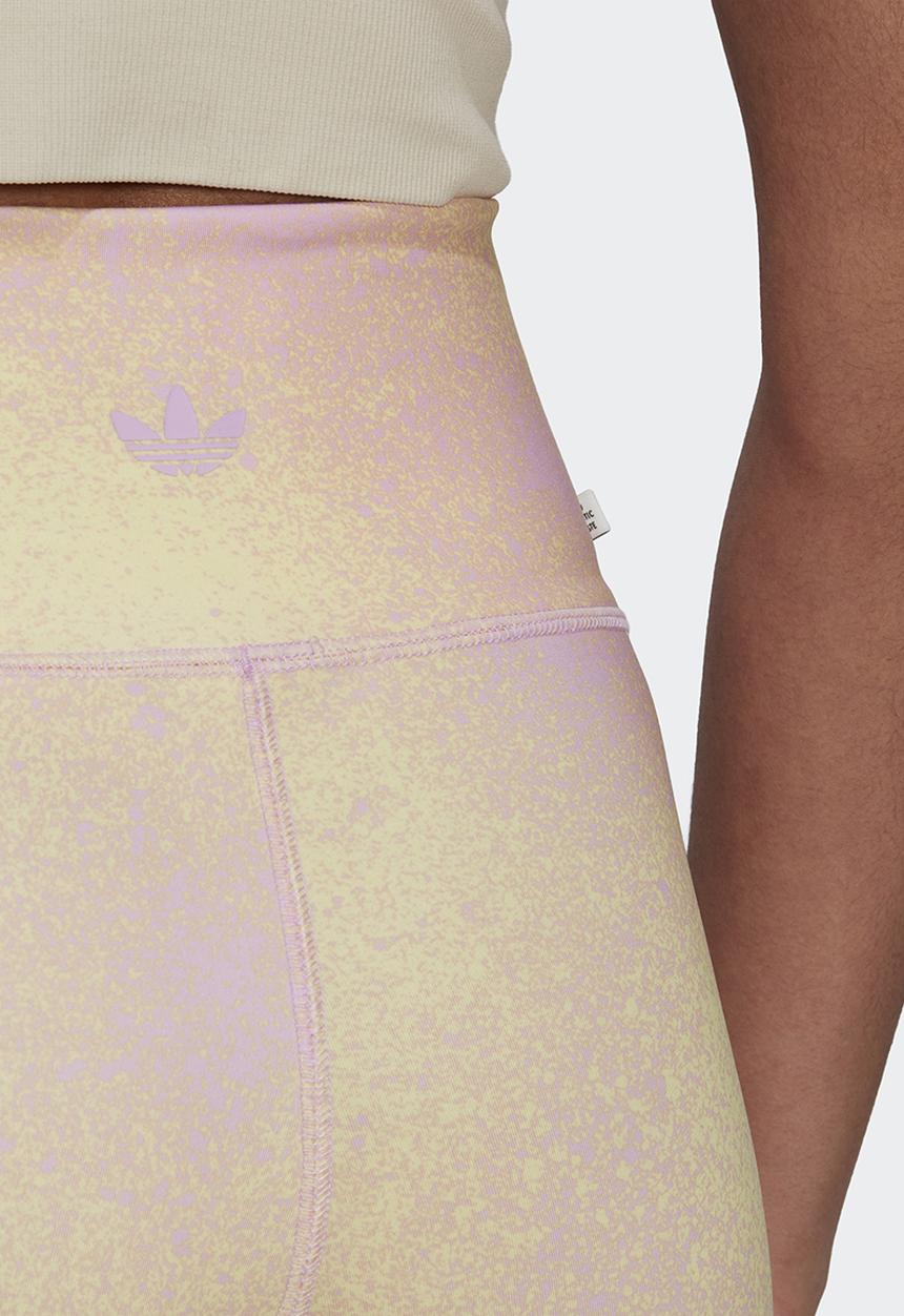 adidas Originals - Short legging - bliss lilac/almost yellow