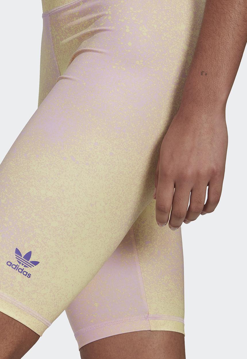 adidas Originals - Short legging - bliss lilac/almost yellow