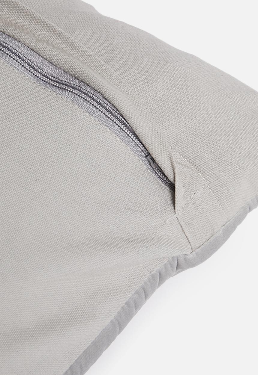 Sixth Floor - Arches quilted cushion cover - grey