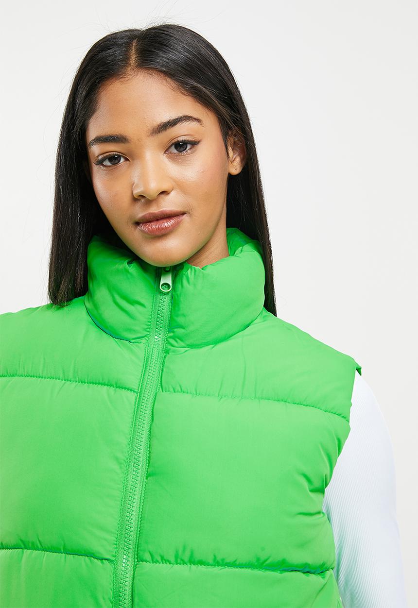 Supré  - Cher puffer vest - apple green