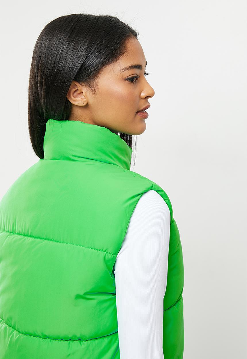 Supré  - Cher puffer vest - apple green