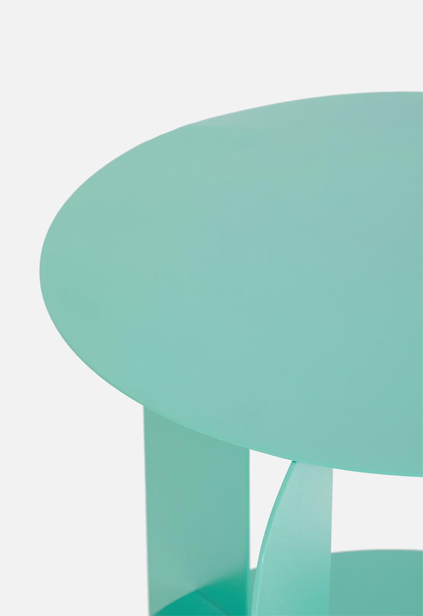 Sixth Floor - Abby metal side table - mint