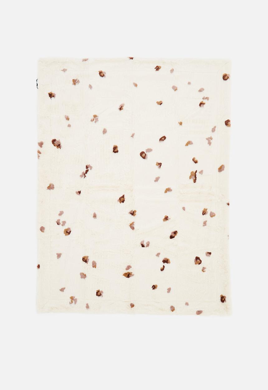 Linen House - Weston throw - vanilla