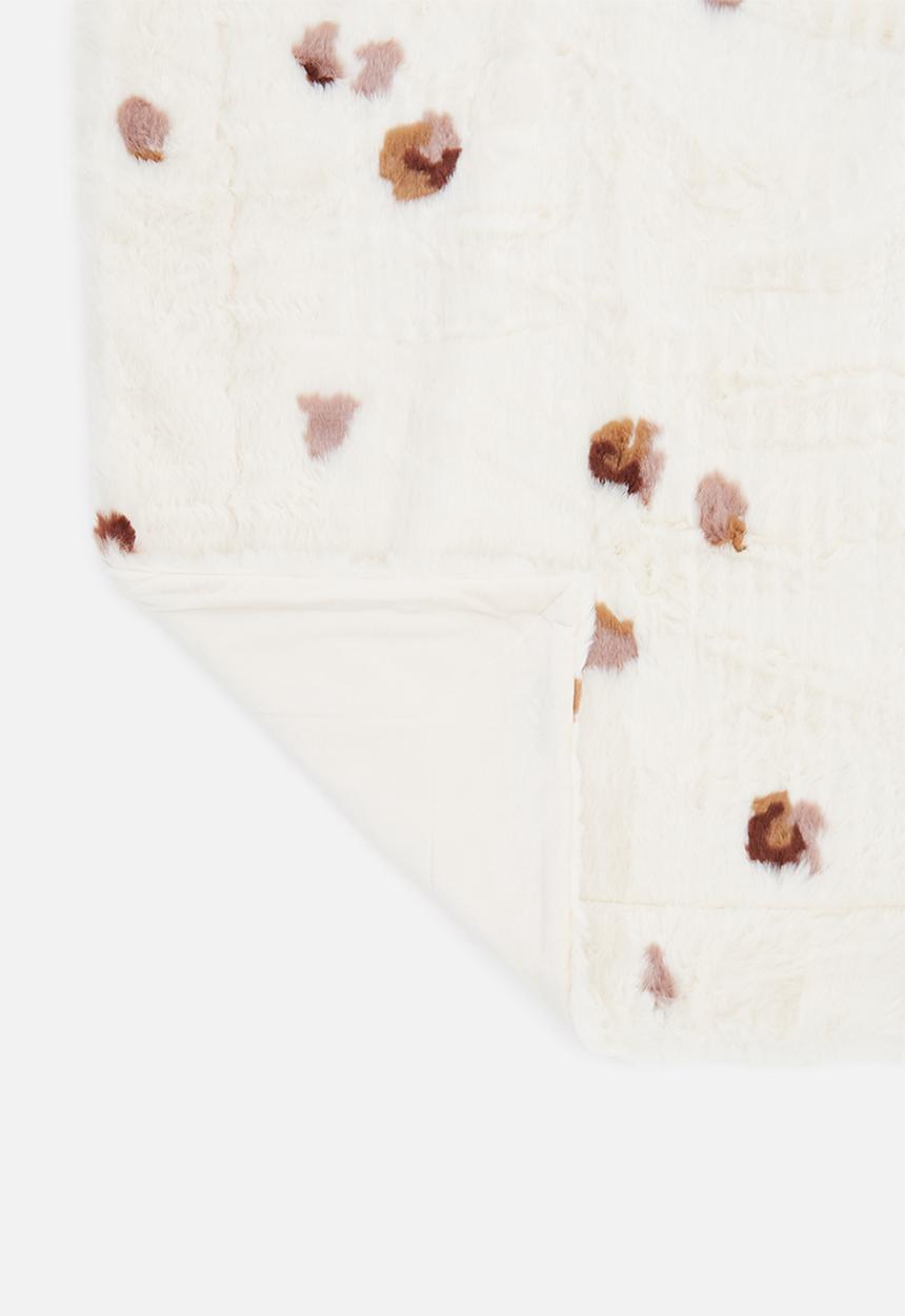 Linen House - Weston throw - vanilla