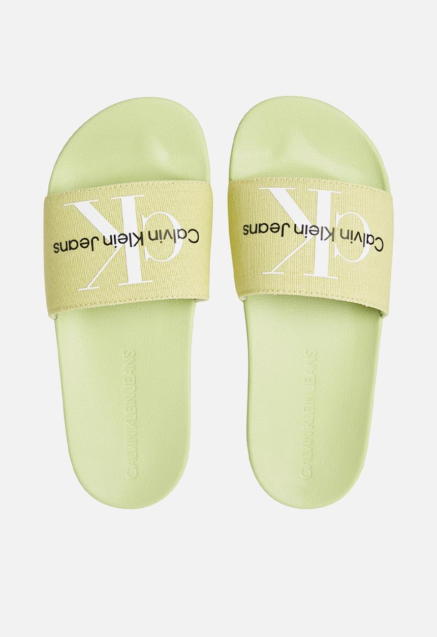 Calvin Klein - Slide monogram co - jaded green