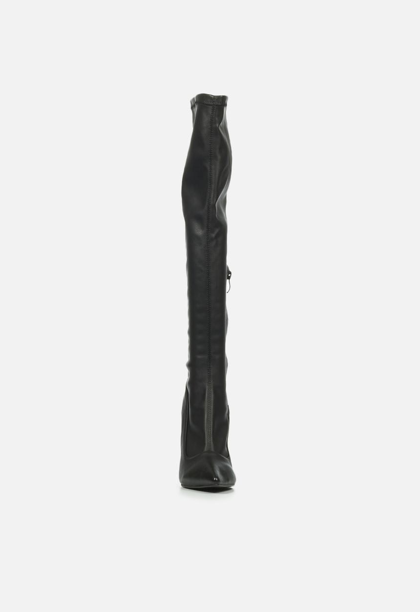 Miss Black - Boss 7 knee length boot - black