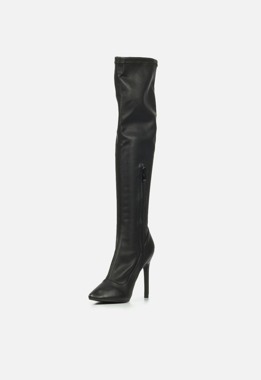 Miss Black - Boss 7 knee length boot - black