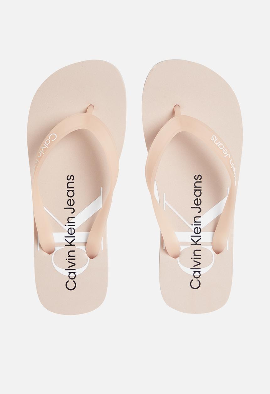 Calvin Klein - Beach sandal monogram tpu - pale conch shell