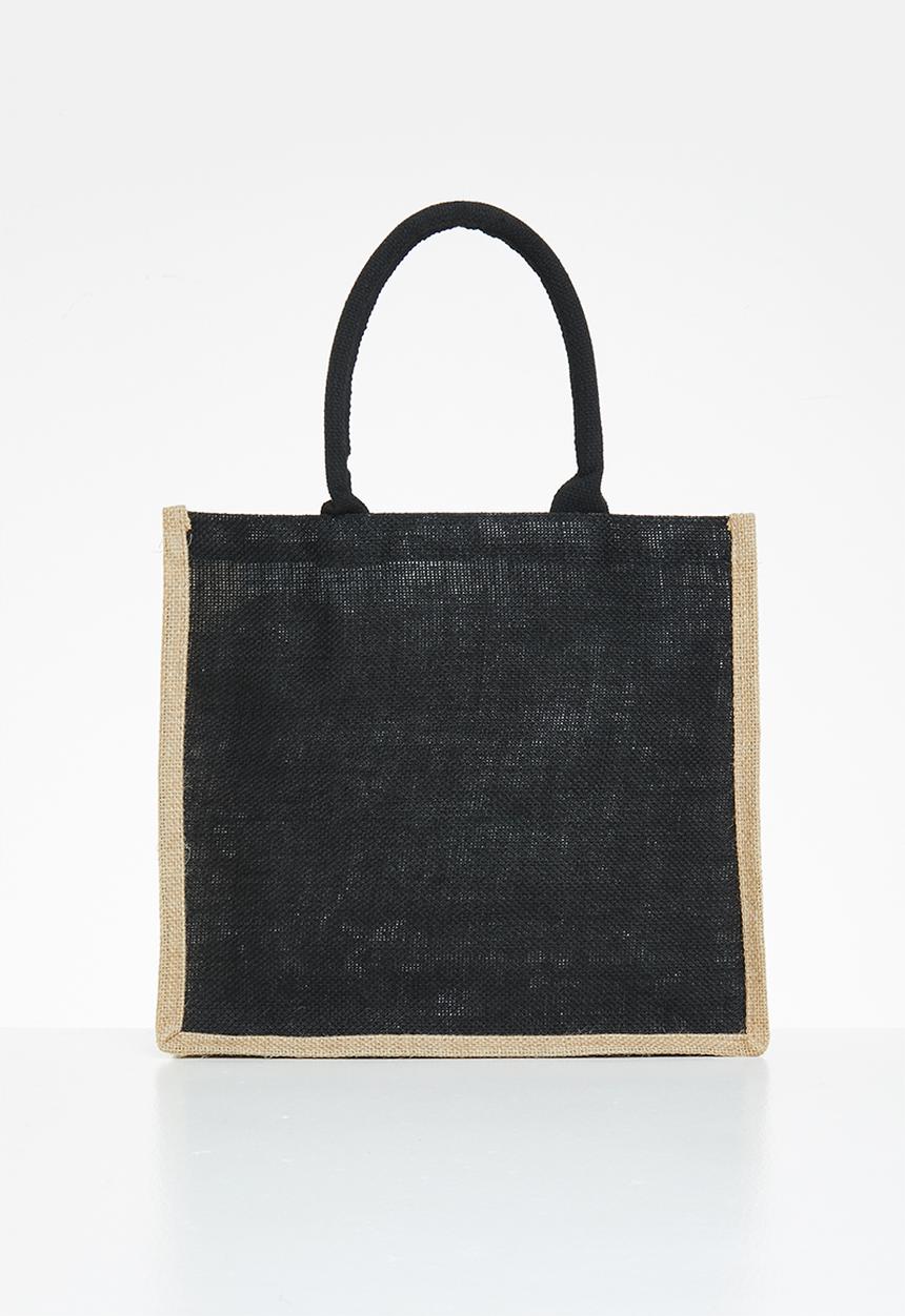Superbalist - Woven shopper bag - black