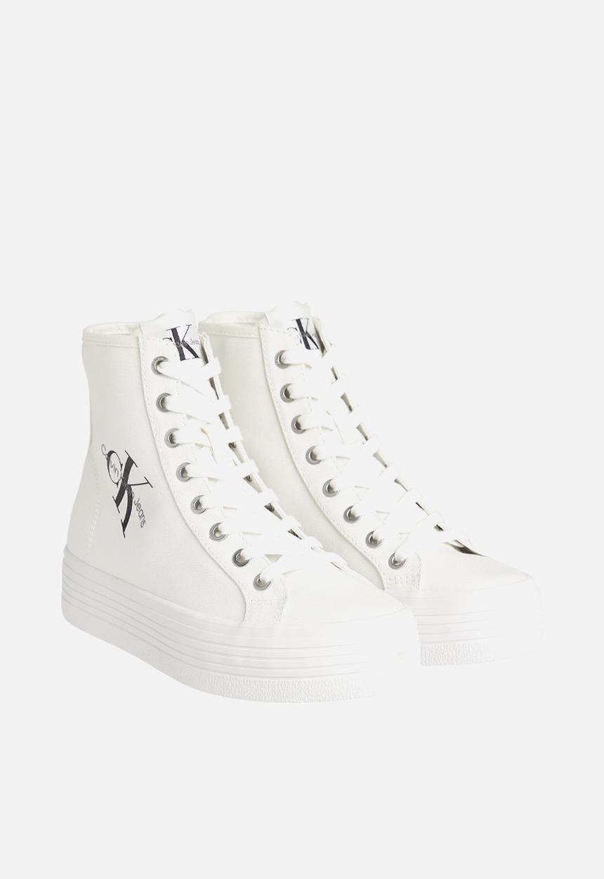 Calvin Klein - Vulcanized flatform mid cut - bright white