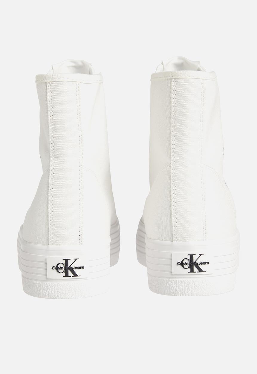 Calvin Klein - Vulcanized flatform mid cut - bright white