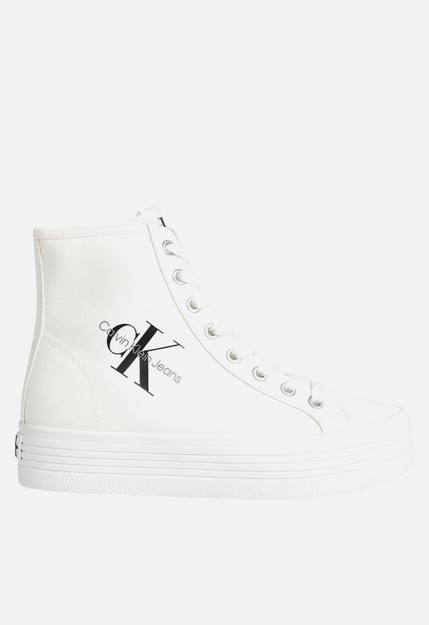 Calvin Klein - Vulcanized flatform mid cut - bright white